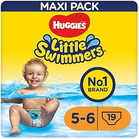 Huggies Little Swimmers Schwimmwindeln Gr.5/6 (12 - 18 kg), 1 Packung mit 19 Stück Cover