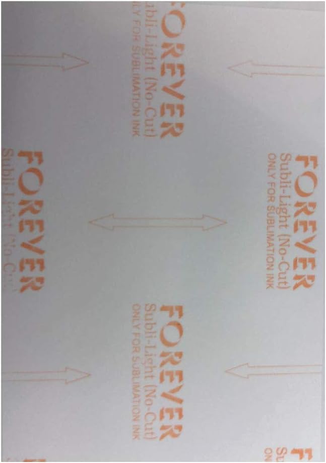 Forever Subli Light (Not Cut) 8.5"x11" 25 Sheets