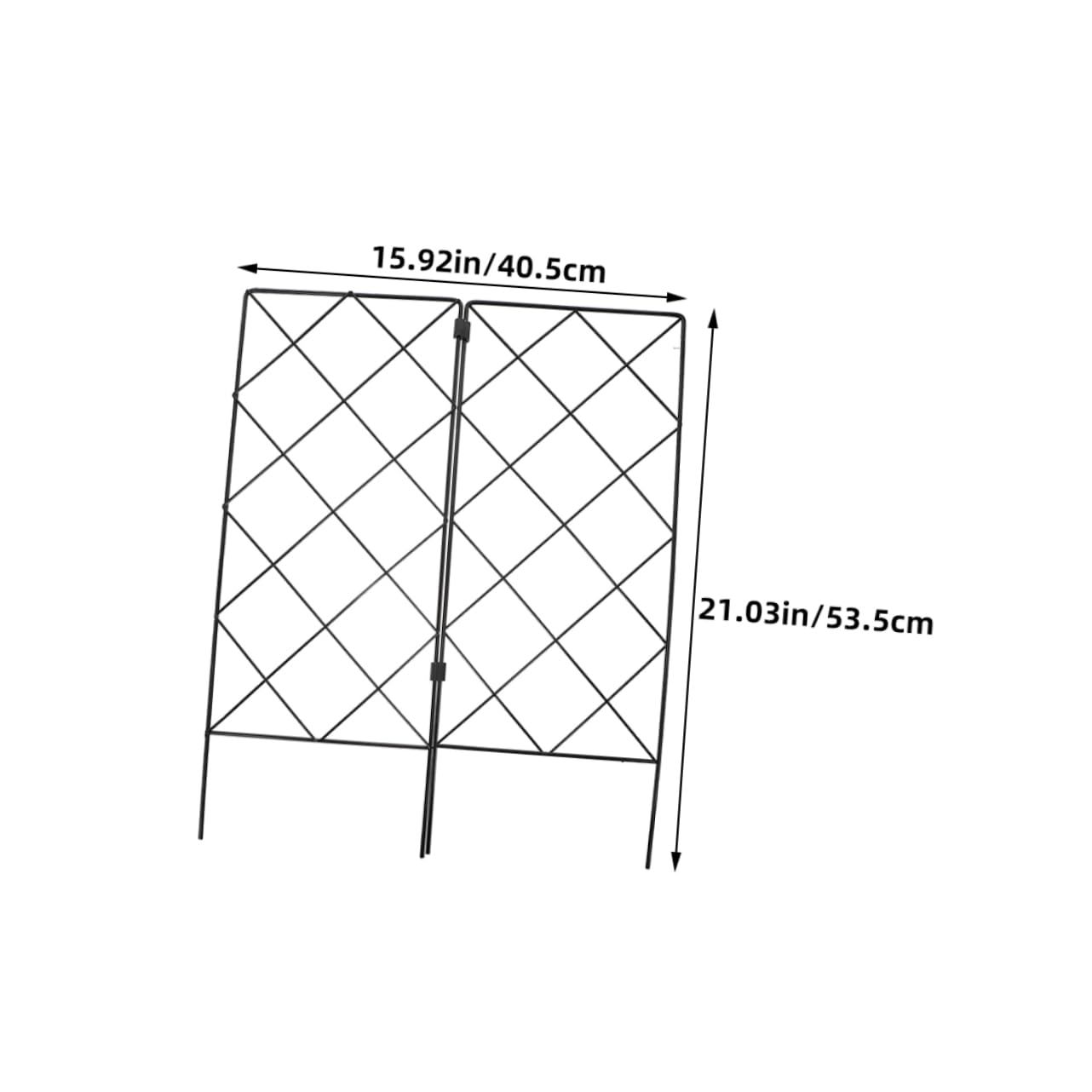 UPKOCH 2pièces Accessoires de Jardinage Décoration Treillis pour Plantes Grimpantes Support pour Plantes Vertes pour Balcons et Jardins