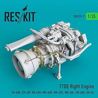 Reskit RSU35-0009 - 1/35 T700 Right Engine (SH-60B, SH-60F, HH-60H, MH-60R.)