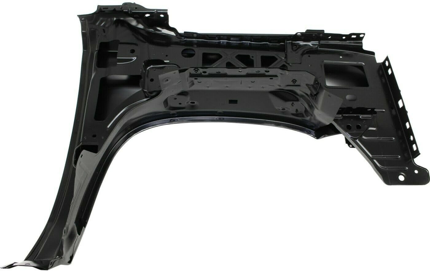 Repair Quarter Panel Patch 1pc Front Left Driver Side Steel Primed for GMC for Yukon XL Denali/Sle/SLT 15-17 Car without Molding Holes