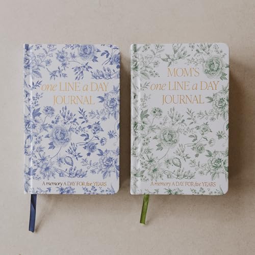 Journal de mémoire bleu Delft avec une couverture rigide de qualité - 4