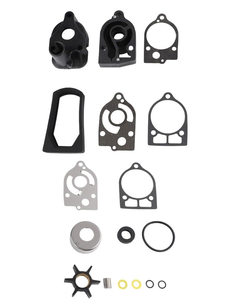 Kit di riparazione dell'acqua, per mercurio per mariner 40-70HP fuoribordo 1977-1997 sostituisce 46-77177A3, girante in neoprene OEM Fit Easy Install