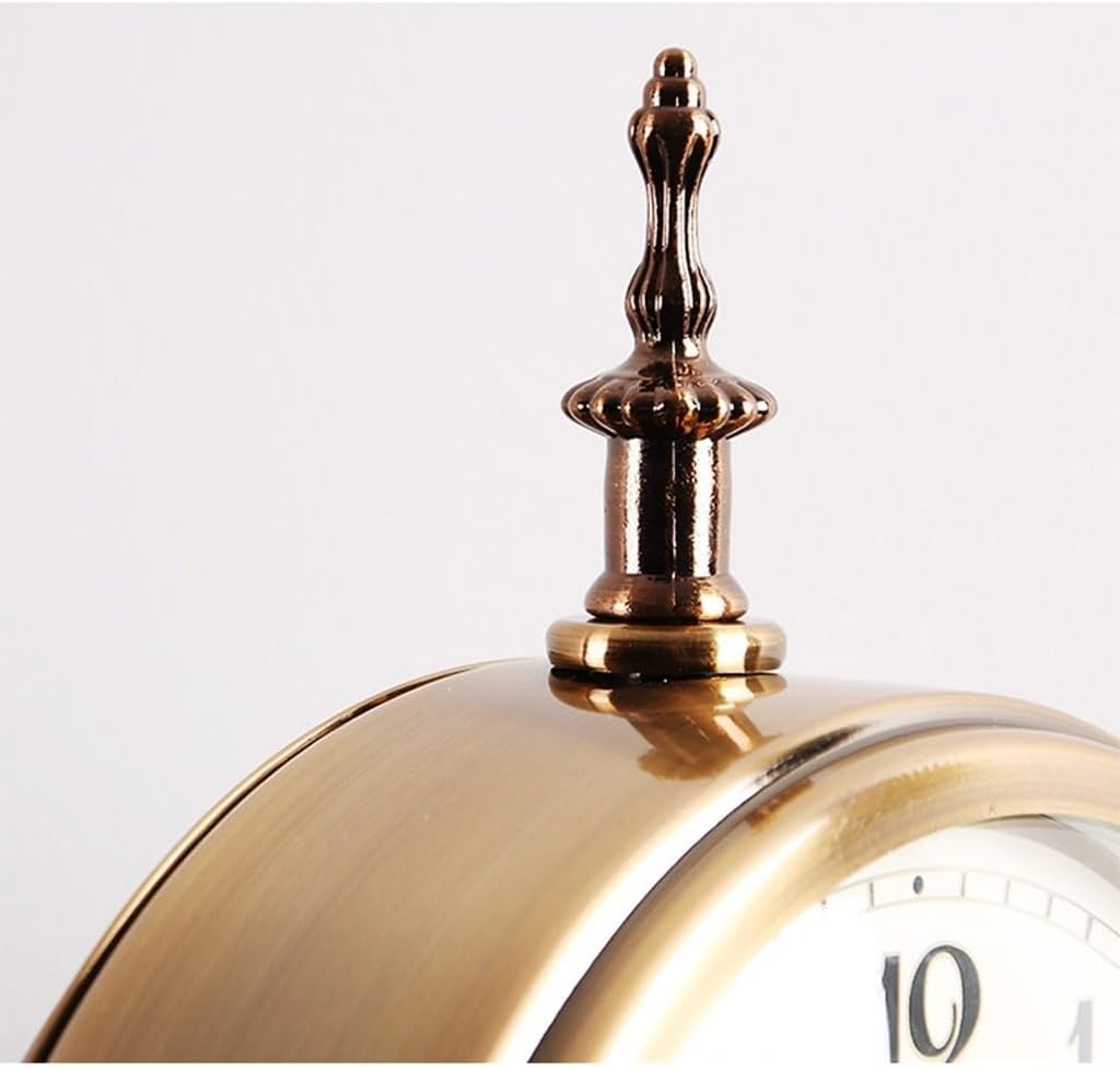 Desk Clock Light Luxury Clock Table Clock Pendulum Retro Home Living Room Study Desk Clock Creative Modern Desk Clock Seat Clock