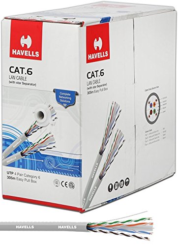 Image of HAVELLS UTP CAT 6 Computer LAN Cable 305M