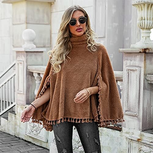 Dames Poncho Cape Wrap Sjaal in Rood, Wit, Crème, Beige en Oranje | bol