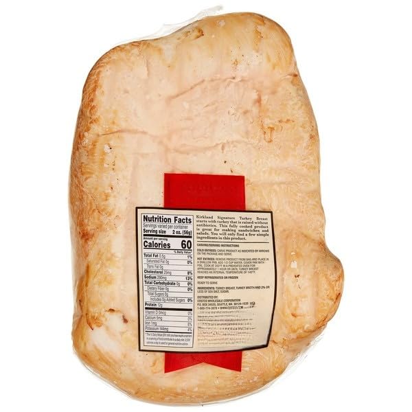 Premium Oven Browned Turkey Breast – Fully Cooked, Deli Meat, High Protein, Lean & Juicy, Ready to Eat, Perfect for Sandwiches, Salads & Meal perp [ 80 oz,5 lb ]