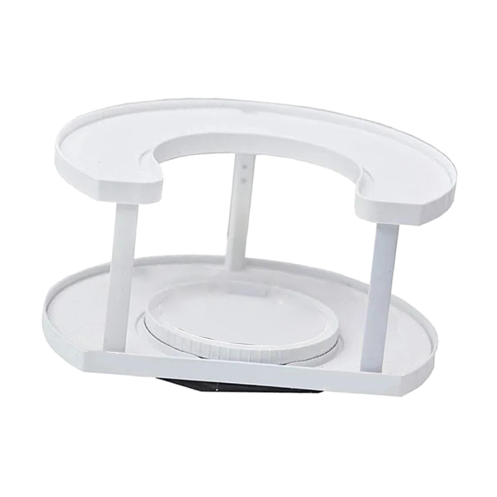PIXZCSA Spice Rack Turntable Storage Tray Organizer Versatile Storage Option For Spices Jars And Cosmetics Organized Spices Jars Rack Organizer Trays Rotation