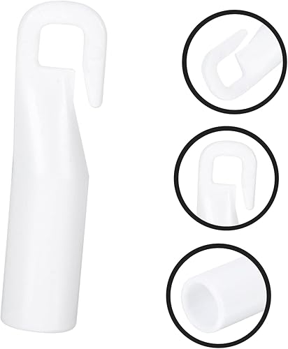 Miniatura 9 de jojofuny 60 ganchos de repuesto para persianas, ganchos de cortina, piezas de repuesto para persianas verticales, gancho para barra de inclinación,