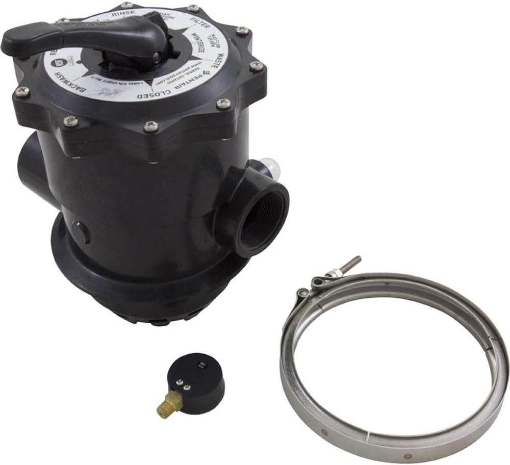 Pentair 261185 2-Inch 6-Way Clamp Style Valve Replacement Tagelus Pool and Spa Sand Filter