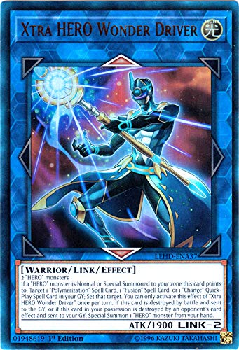 Amazon.com: Yu-Gi-Oh! - Xtra Hero Wonder Driver - LEHD-ENA37