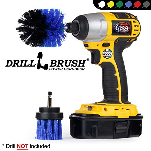 Image of Aquatic Cleaning Supplies - Pool Accessories Kit - Brush for Pool Maintenance and Upkeep - Pool Liner Cleaning Solutions - Pool Cleaning Brush - Diving Board Cleaning Brush -Boat Carpet Cleaner Tools