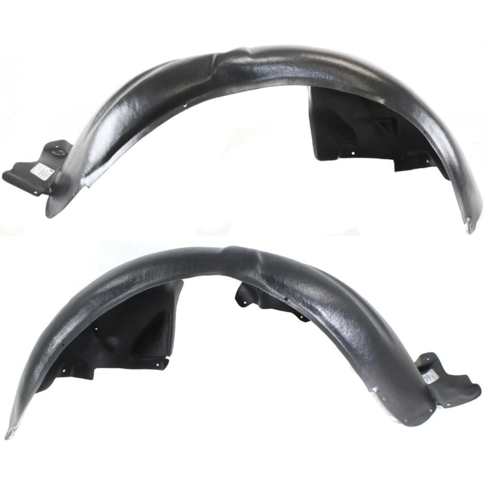 2pcs wheel liner Front Rear Side Plastic Section for Audi for TT Base 08-09 for TT Quattro Base 08-15 & Prestige 12-13 (2) wheel liners AU1249115 16583858, Easy to install