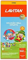 Vitamina Infantil Solução Oral Laranja, Lavitan, 240 ml