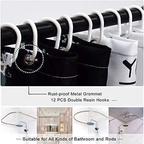 Colorful Owl Shower Curtain Sets With Rugs, Cute Oil Art Bathroom Sets With Shower Curtains And Rugs, Waterproof Fabric Bathroom Shower Curtain Sets #TOP6