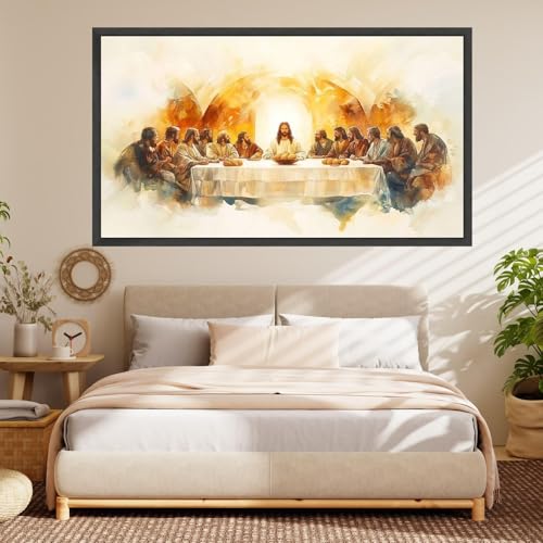 La Cène tableau toile décoration spirituelle maison impression chrétienne