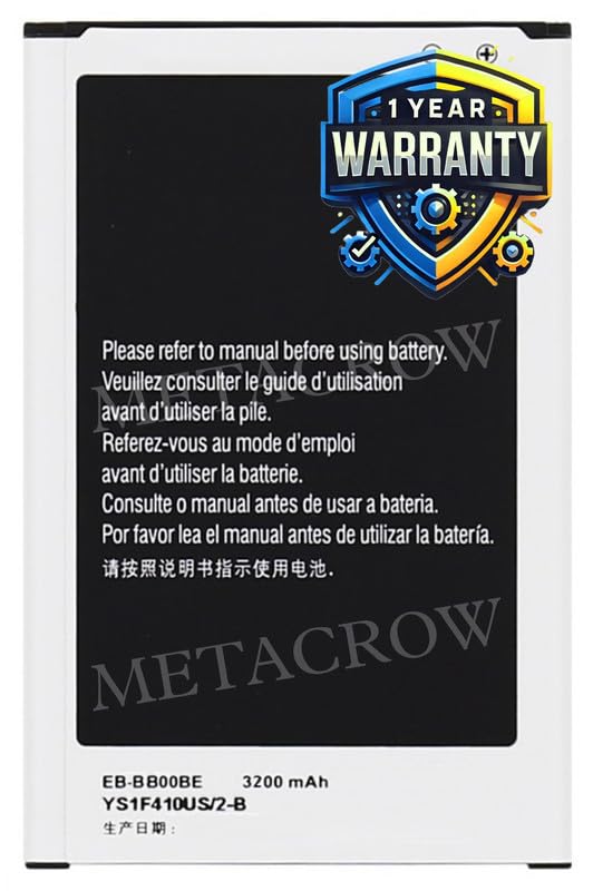 Image of Original EB-B800BE Battery Compatible for Samsung Galaxy Note 3 - (3200mAh) - 1 Year Warranty JK1
