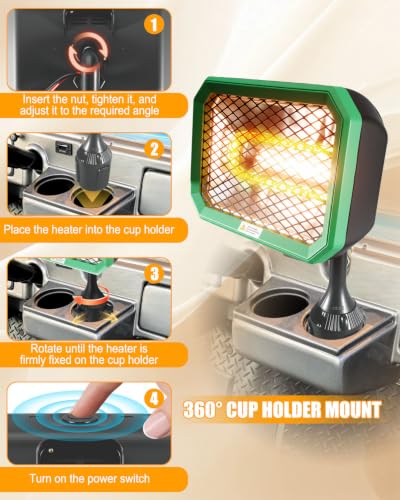 48V Golf Cart Heater Hardwired