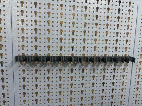 2x Universal Halterung Feilen Stemmeisen Ratschen undd mehr für Küpper Lochwand und Eurolochung 45 mm Eurolochwand wie Tegometall Kreher und Ondis Systemhalter Lochwand Zubehör