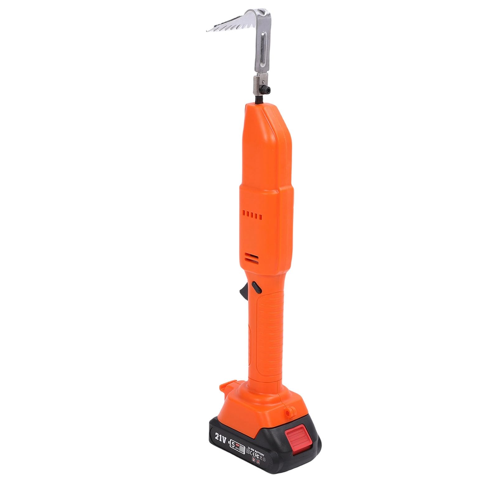Azada de excavación inalámbrica, cultivador de jardín eléctrico, cultivador a batería, diseño ergonómico Ligero con Cabezales de 5 a 11 Dientes para horticultura, Patio Trasero,