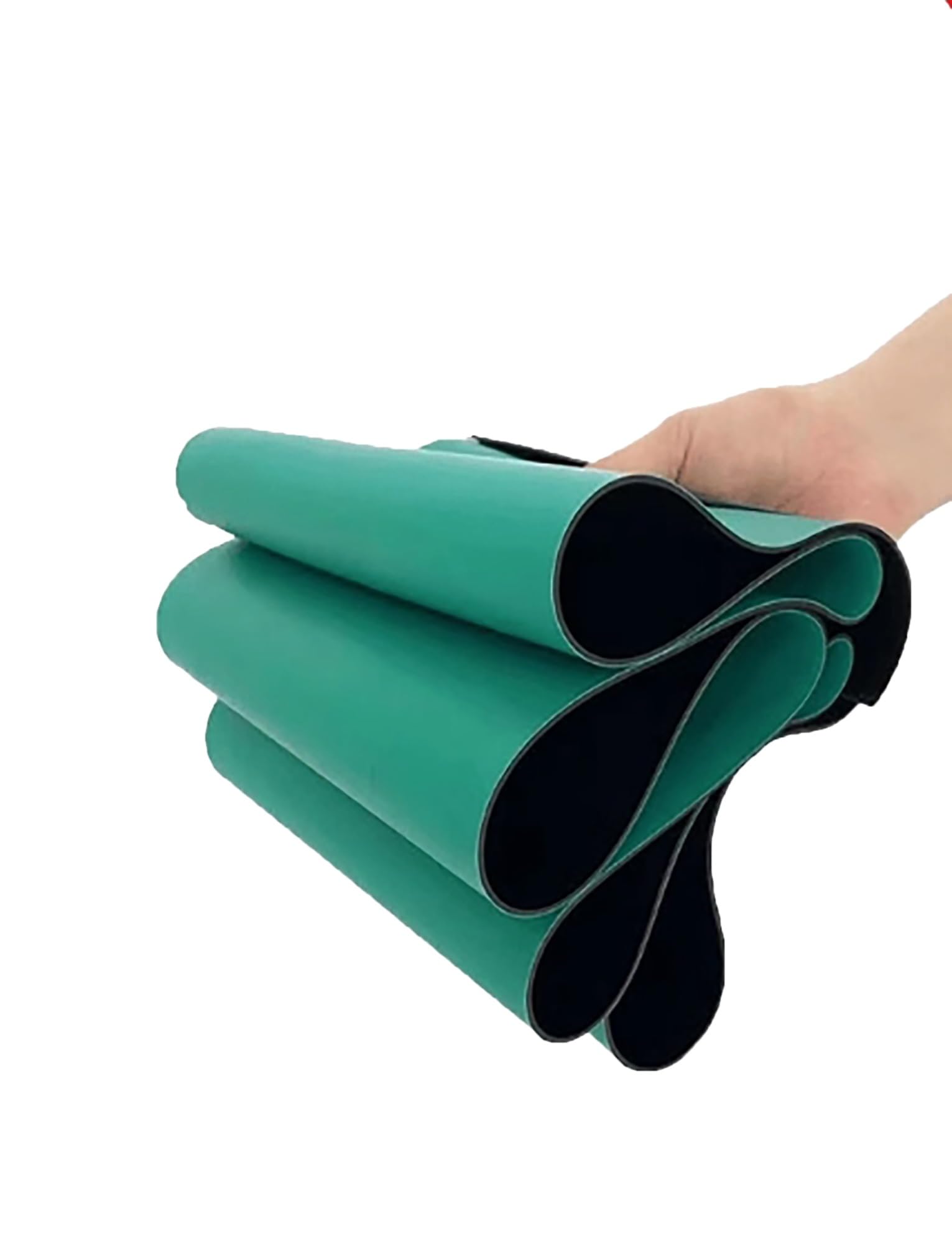 Mata warsztatowa do lutowania, Mata silikonowa do lutowania, odporna na ciepło, grubość 3 mm, podwójna warstwa, zielona, ​​60x60 cm do 150x500x0,3 cm, opakowanie 1 szt.(60x300x0.3cm)
