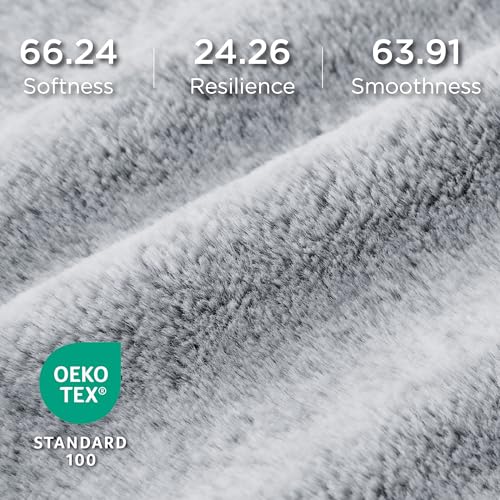 Bedsure Washable Dog Bed Small Medium Size Dog - Rectangle Fluffy Plush Pet Bed Puppy Bed, Comfy Corduroy Fleece and Nonskid Bottom,25x21x7inches,Suitable for Pet Up to 20lbs,Grey - Image 5