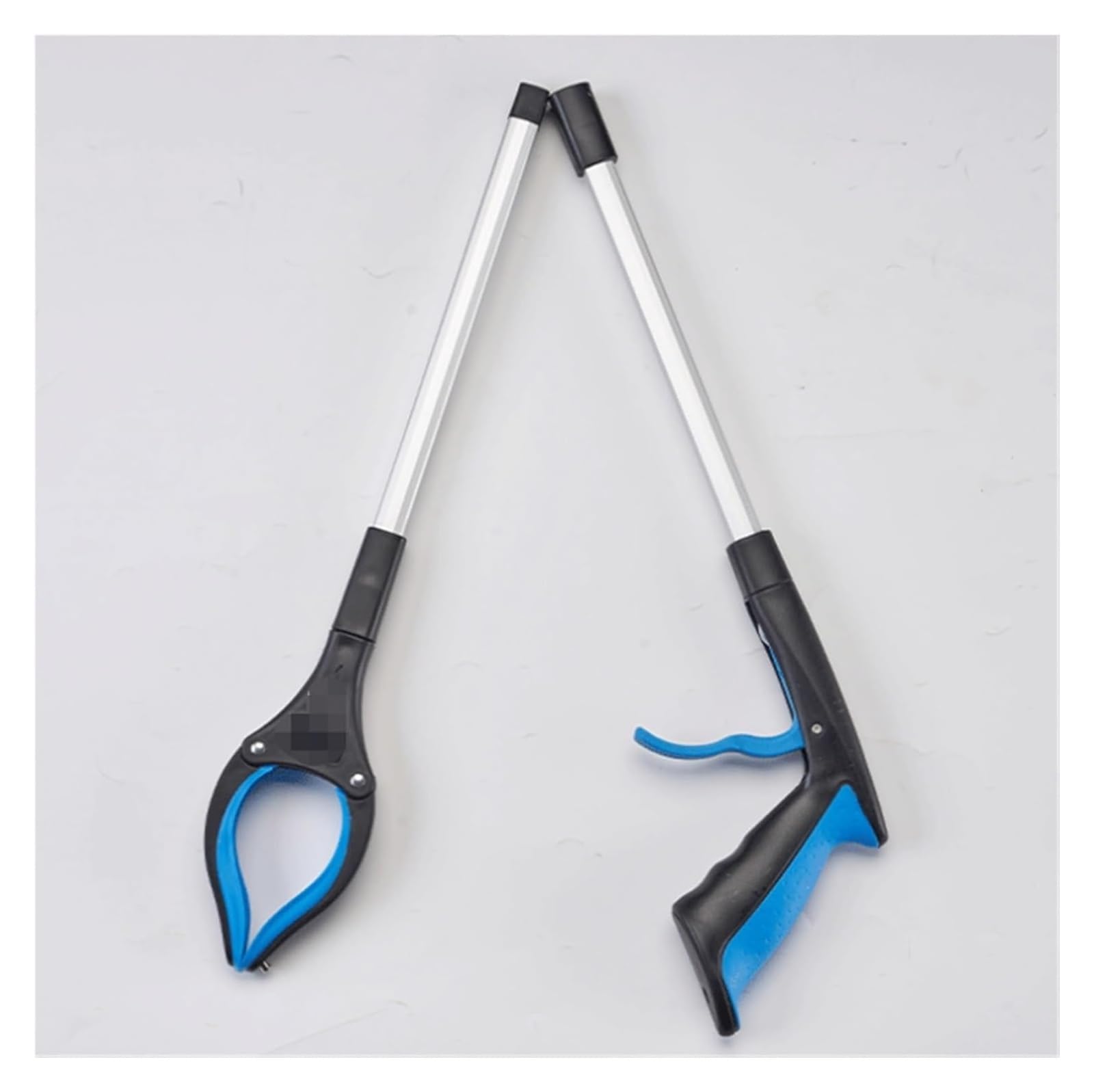 Pinza Recoge Objetos, Pinzas Extensibles, Recogedor de basura de mango largo, plegable, giratorio, herramienta de agarre, palo for recoger basura(Green)