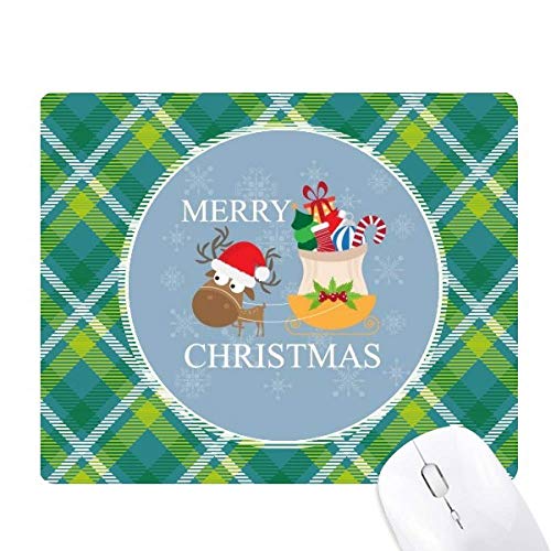 Cadeau joyeux Noël tapis de souris réseau vert pixel pour proche