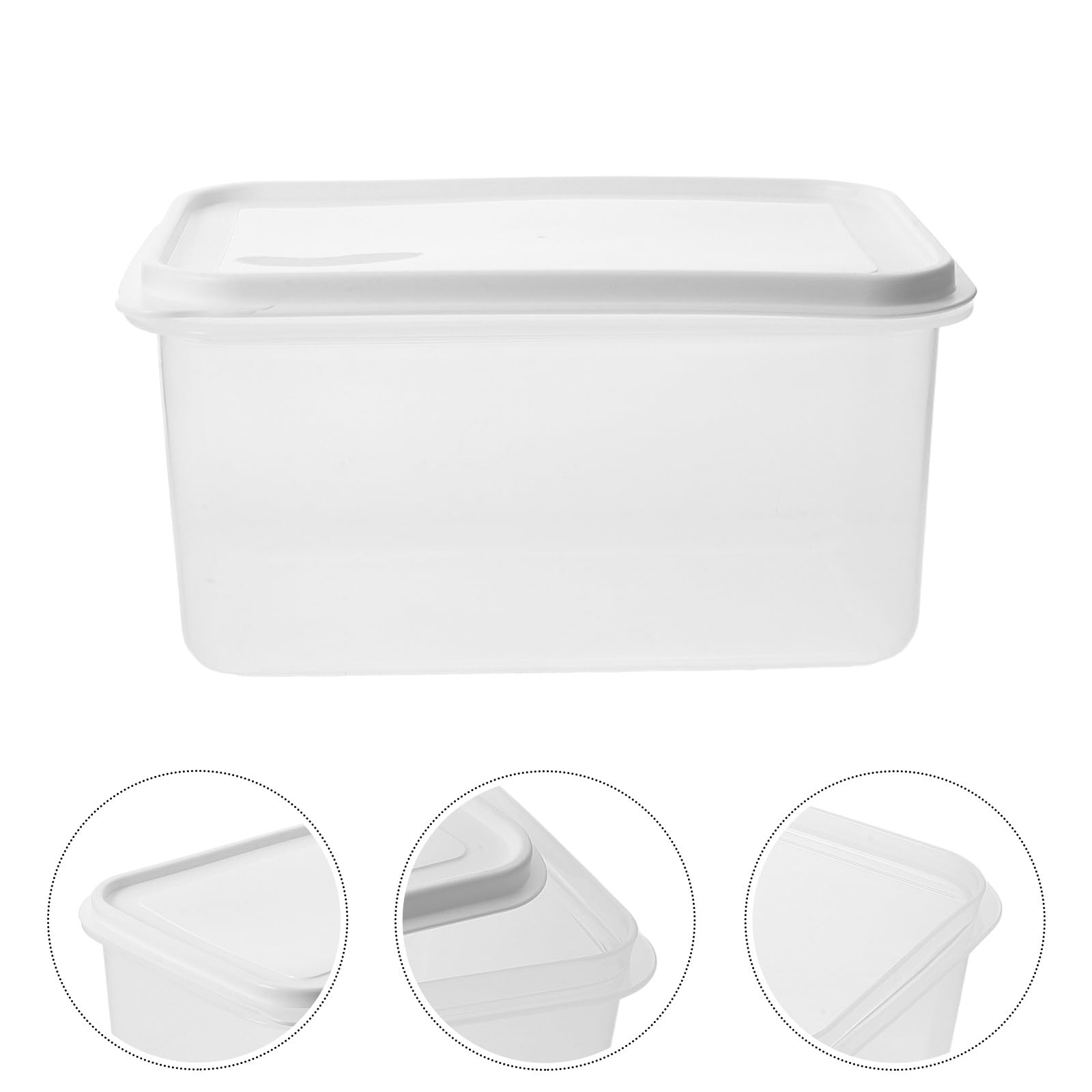 Teigwanne mit Deckel für Brotteig 4l Kunststoff Gärbox Platzsparend und Sicher für Kühlschrank und Küchenarbeitsplatte