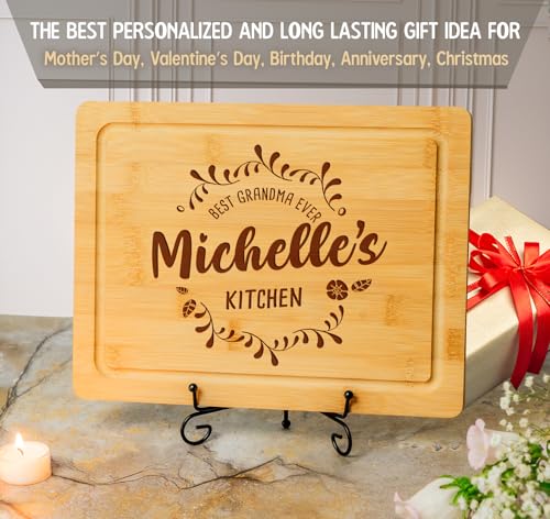 Tabla de cortar rectangular personalizada de madera miniatura 5