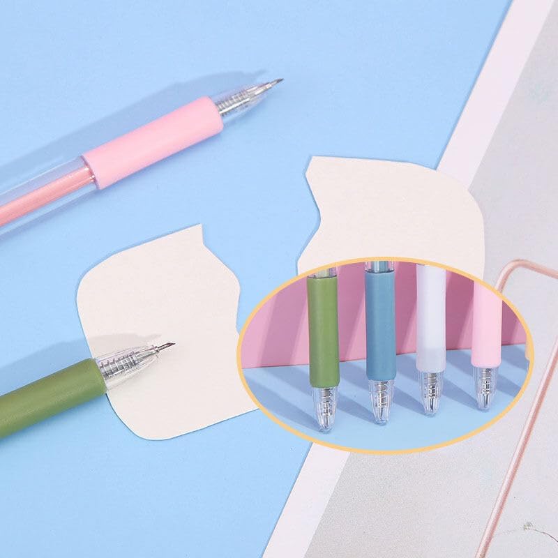 Miniatura 9 de 6 Uds. Herramienta de corte para manualidades, cuchillo de corte de lápiz de papel, cuchillo retráctil creativo, herramienta de precisión para