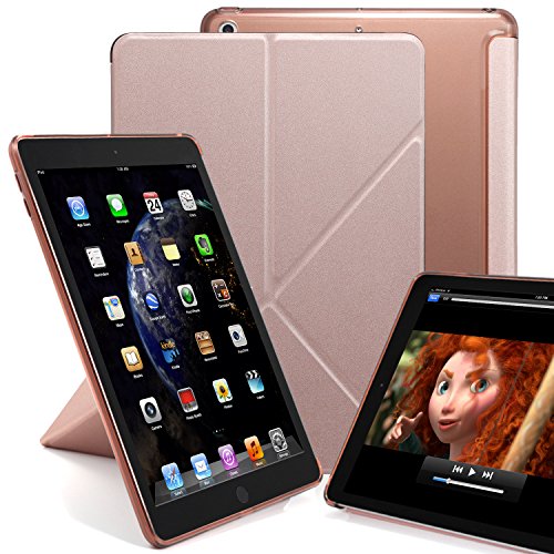 KHOMO Horizontal and Vertical Stand iPad 5th and 6th Generation Case 9.7 Inch