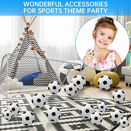 40 Pcs Mini Soccer Balls,Squeezable Stress Soccers,Small Foam Sports Balls,Soccer Stress Ball For Kids Adults Soccer Party Favors Ball Games,Soccer Sports Stress Relief Balls Bulk With Drawstring Bag #TOP4