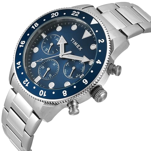 Image of TIMEX Analog Watch for Man with Round Dial & Water Resistant Men's Wrist Watches