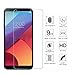 TANTEK [2-Pack Screen Protector for LG G6,Tempered Glass Film,Ultra Clear,Anti Scratch,Bubble Free,Case Friendly