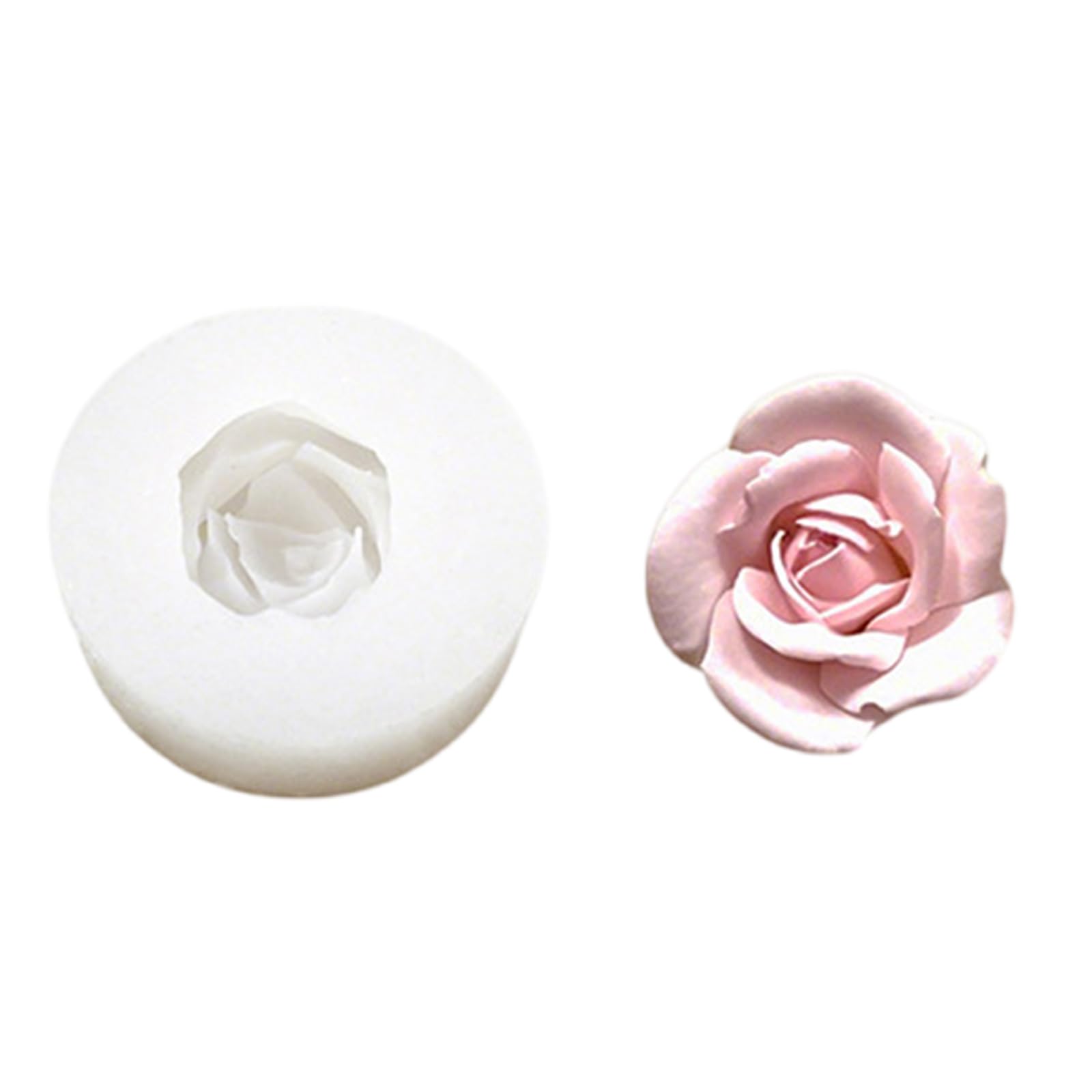 Buxuaaaa Romance Rose Silicone for Valentines Craft Home Celebration and Gifting Rose Shape
