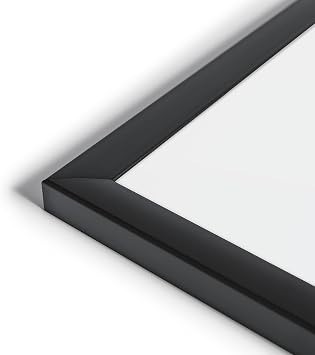 U Brands Magnetic Dry Erase Board White Board, 36 x 48 Inches, Black Wood Frame (2893U00-01)
