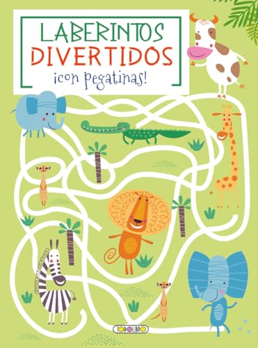 Laberintos divertidos con pegatinas