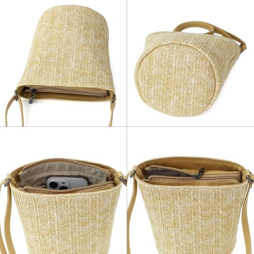 Image of Cylindrical Crossbody Bag For Women