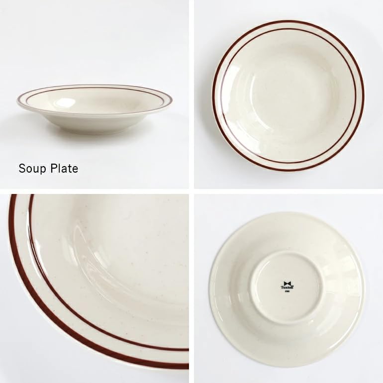 Amazon.co.jp: Tuxton タクストン Bahamas 22cm Soup Plate スープ