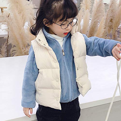 KESYOO Casaco de Lã para Meninas Fuzzy Casaco Infantil Sherpa Casaco Quente de Inverno para Crianças