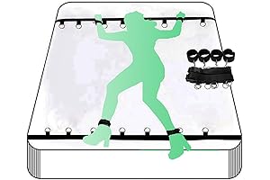 Restraint & Straps Bed Tie Downs for Adults Under Queen King Bed