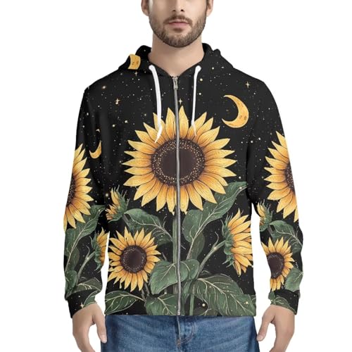 Amzbeauty Men's Hooded Zipper Sweatshirt Stylish Design Durable zip up hoodie With Kanga Pocket