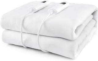 WELLHUT Heated Mattress Pad Full, Dual Control Electric Heating Pad with Memory, ETL Certified Full Bed Warmer with 9 Heat Settings, 9-Hour Selectable Auto Shut-Off, Fast Heatin, Machine Wahsable