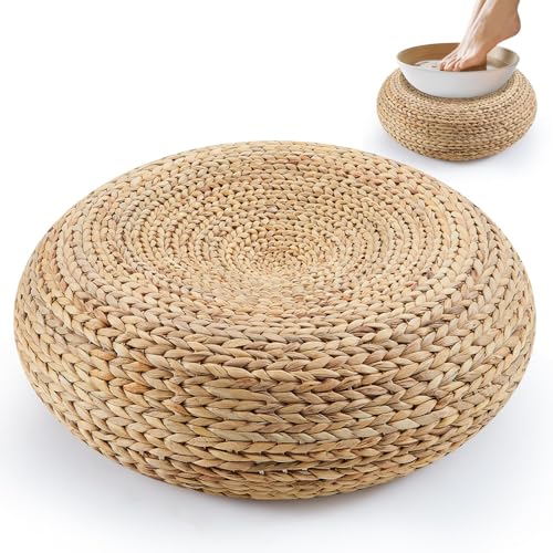 Colingmill 1 Pcs 19.65 Inch Pedicure Bowl Stool Banana Leaf Pedicure Stool Fit for Most Pedi Bowls (Bowl Not Included)