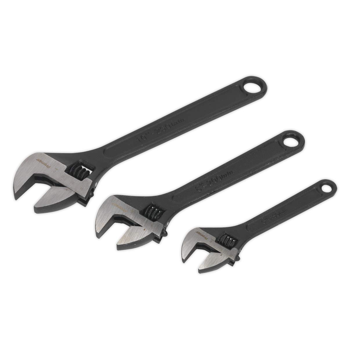SEALEY ak607 Clé à molette réglable de 3 résistant à la rouille