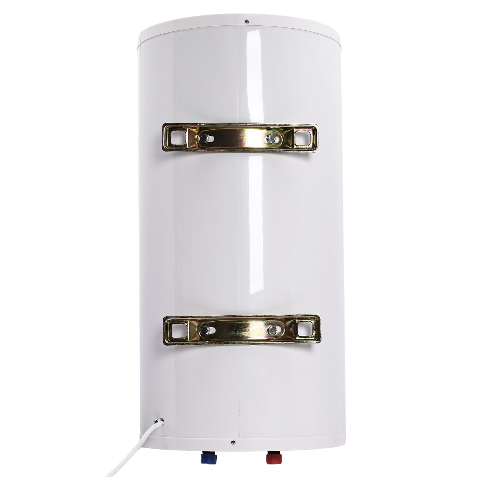 Depósito de agua caliente eléctrico de 80 litros, 2000 W, colgante de pared, calentador de agua caliente de 25 – 75 °C, dispositivo con juego de ducha para cocinas, inodoros, apartamentos