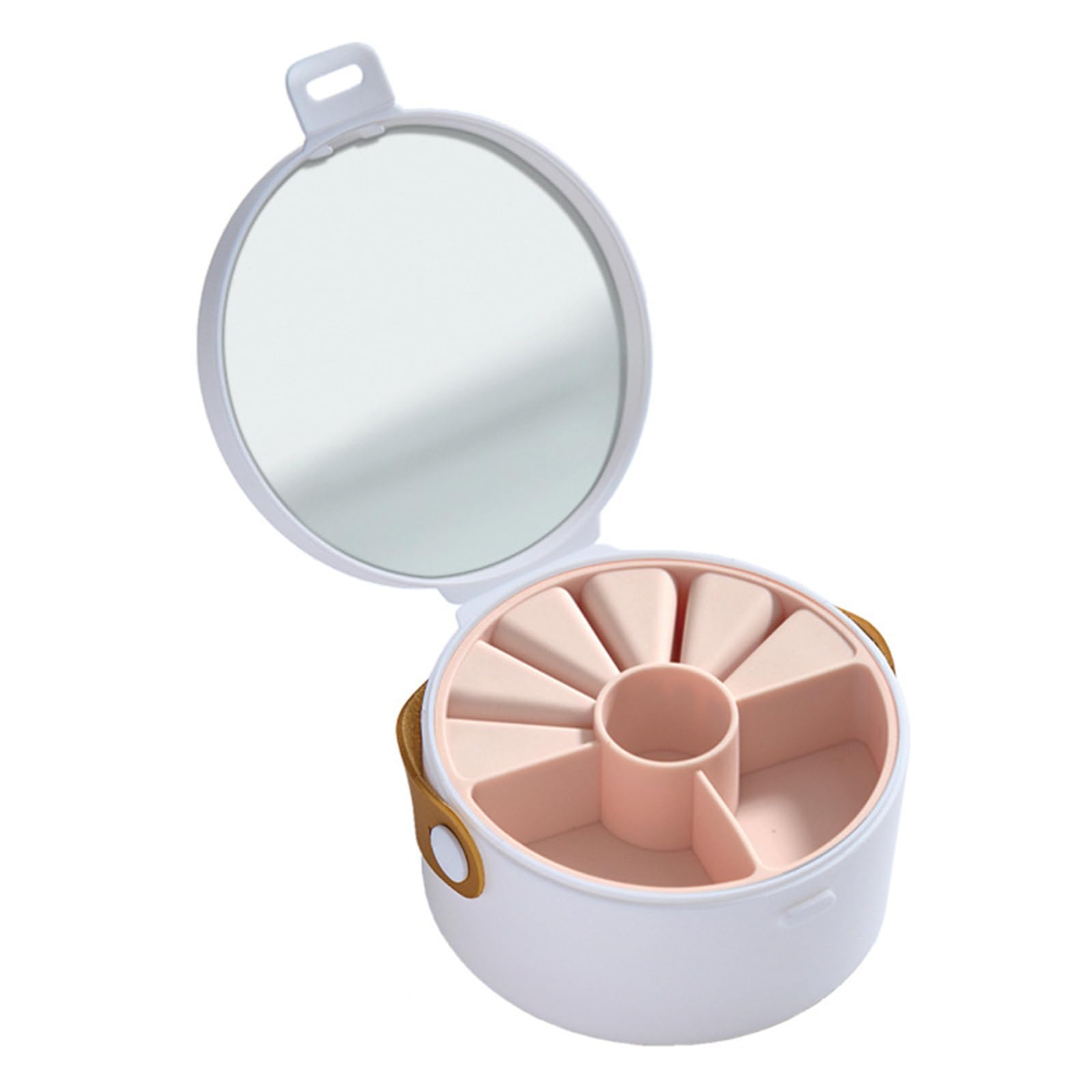 Hsioluted Jewelry Storage Box Portable Double Layer Jewelry Box with Sturdy Materials for Safe Storage Travel