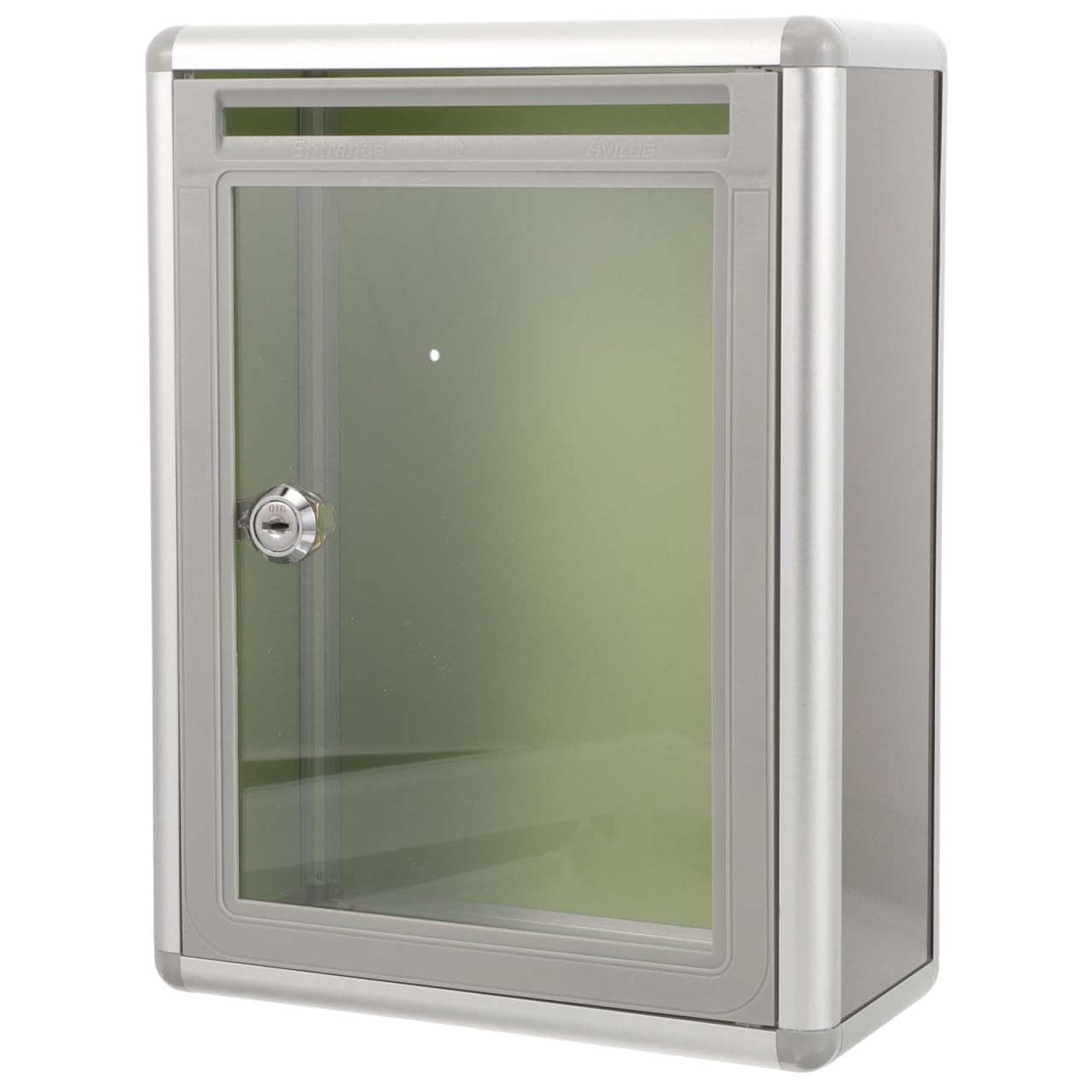 Buzón acrílico transparente de oficina para organizar correspondencia y papeletas de forma visible