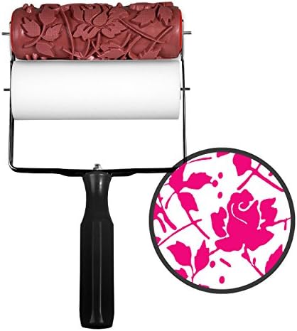 Rolling Robin Patterned Paint Roller Kit. Stencil For Creating Paint Patterns, Murals & Borders. Ideal Alternative To Wallpaper, Wall Decals & Stickers. Decorative Designs For Furniture, Nursery, etc